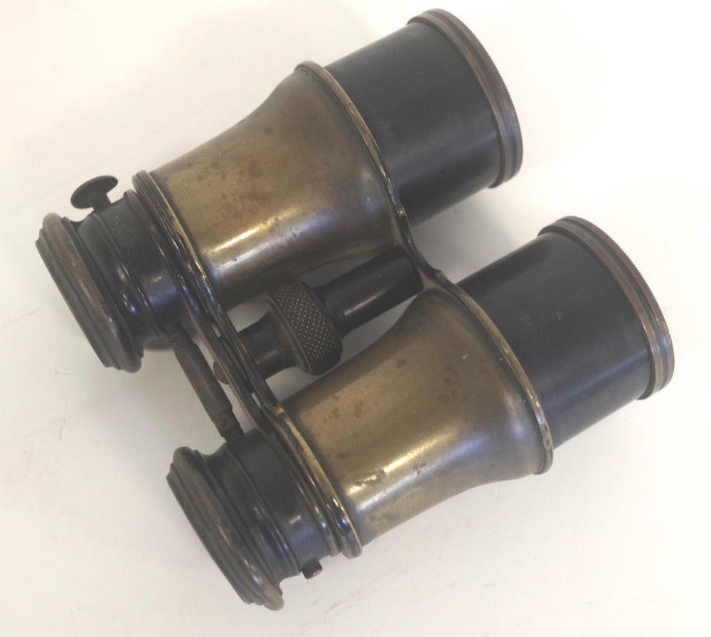 Antique Brass Binoculars Vintage Optics Optical zOther Industry