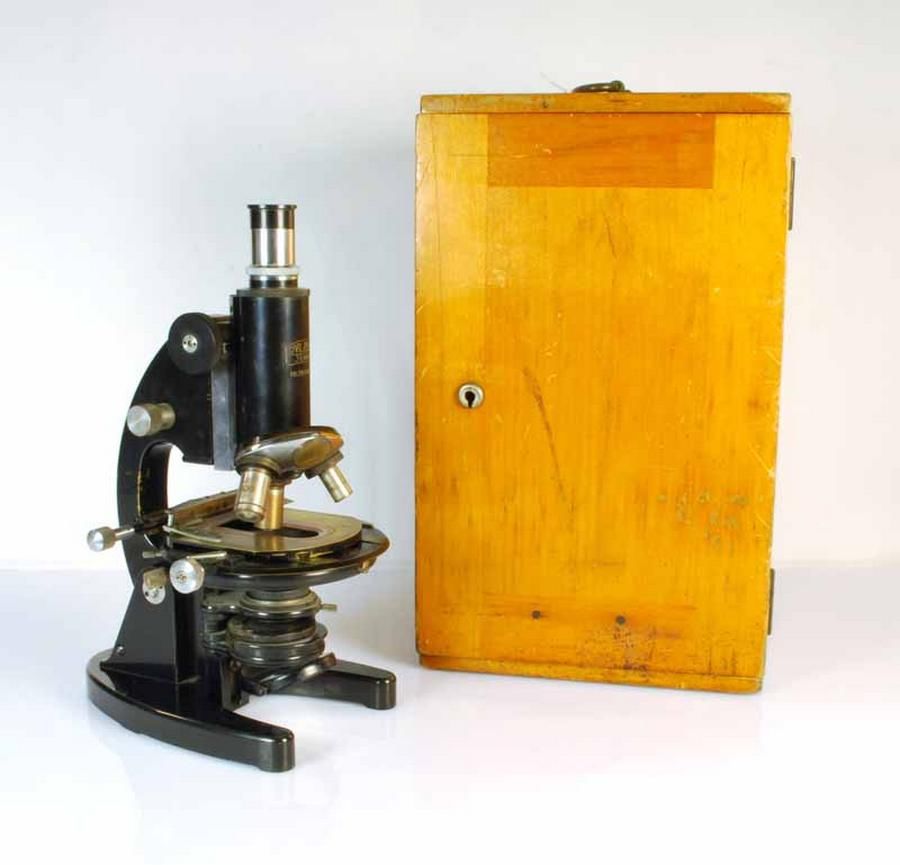 Carl Zeiss Compound Microscope with Box, c.1950 Optical Microscopes
