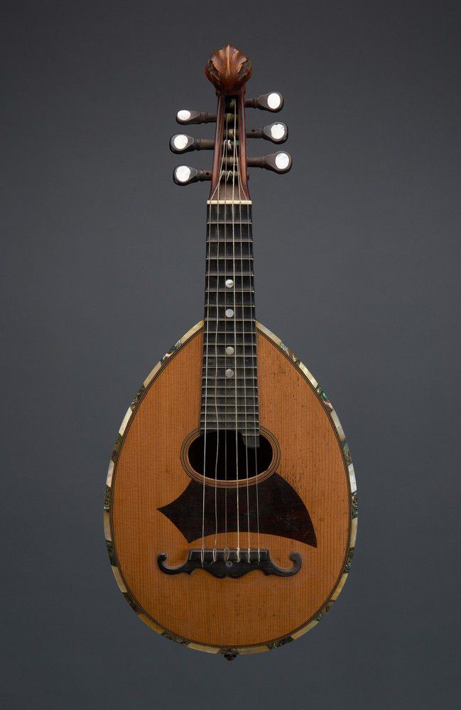 Milanese Mandolin with MotherofPearl Inlay, 1900 Musical