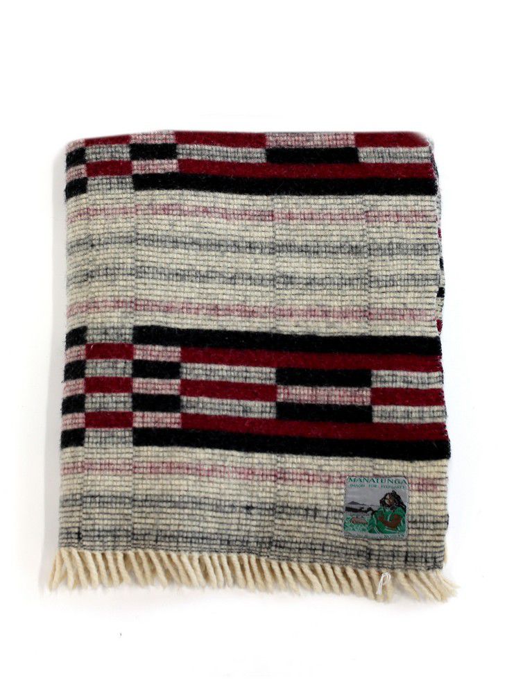 Maori Travel Rug by Roslyn Dunedin Rugs & Carpets Textiles & Fabrics