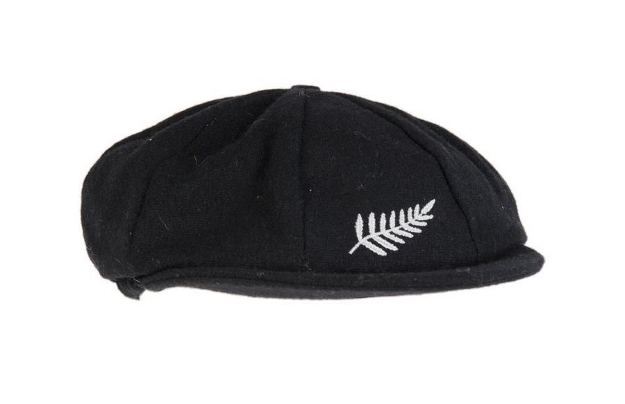 New Zealand Test Cricket Cap with Silver Fern Embroidery Sporting