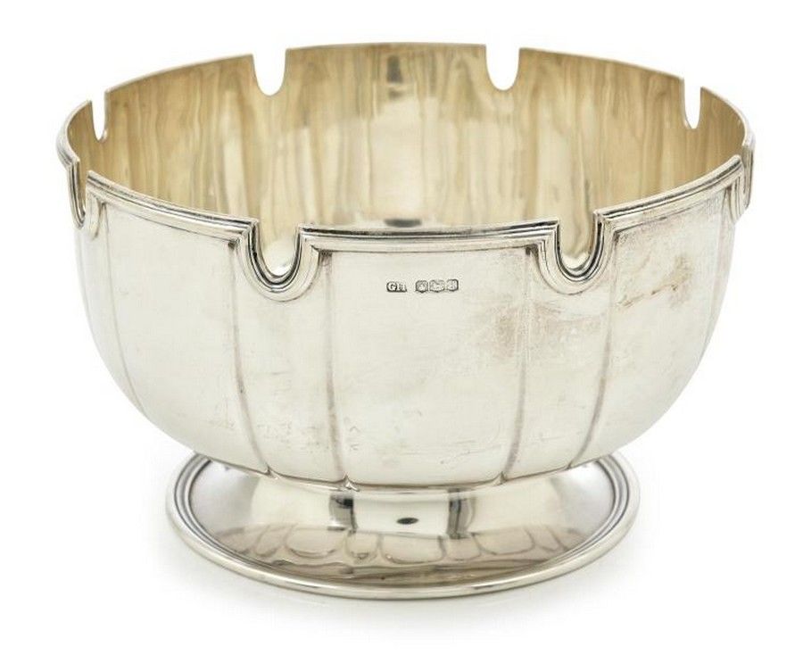 1921 Sterling Silver Monteith by Heath Bowls, Comports and