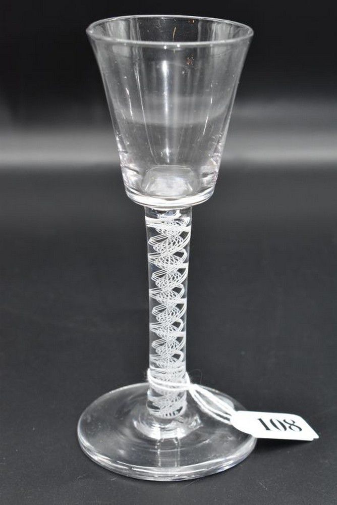 Air Twist Cordial Glass British Glass