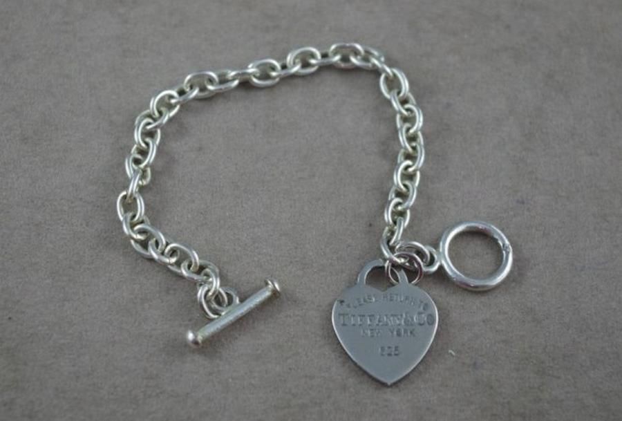 Tiffany & Co. 925 Silver Toggle Bracelet Bracelets/Bangles Jewellery
