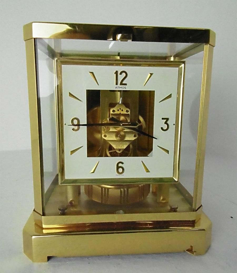 Atmos Jaeger LeCoultre Clock with Original Box Clocks Mantle and