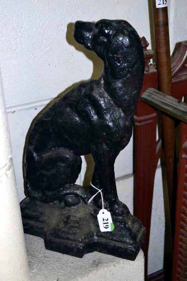 Cast Iron Dog Door Stop Cast Iron Metalware
