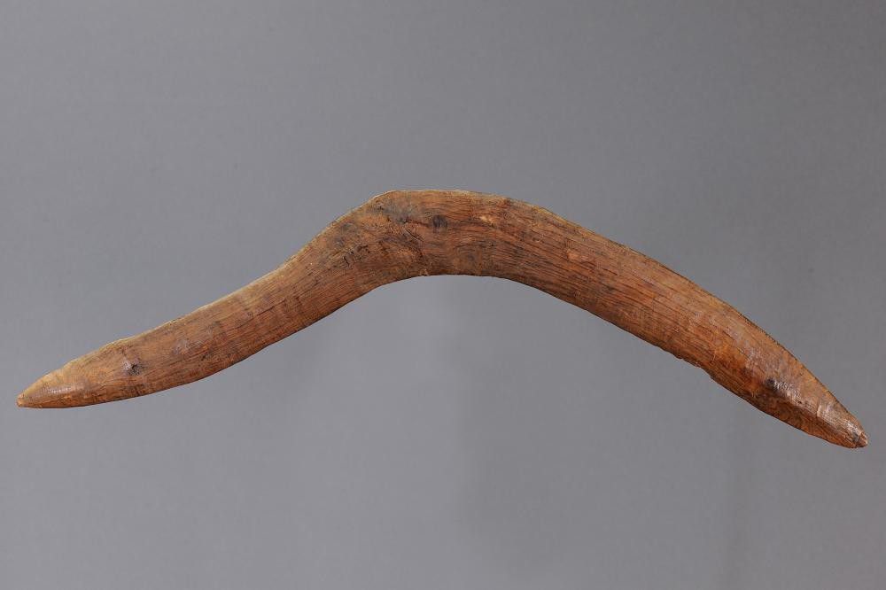 Rare Victoria Boomerang with Unusual Twist Aboriginal Artefacts