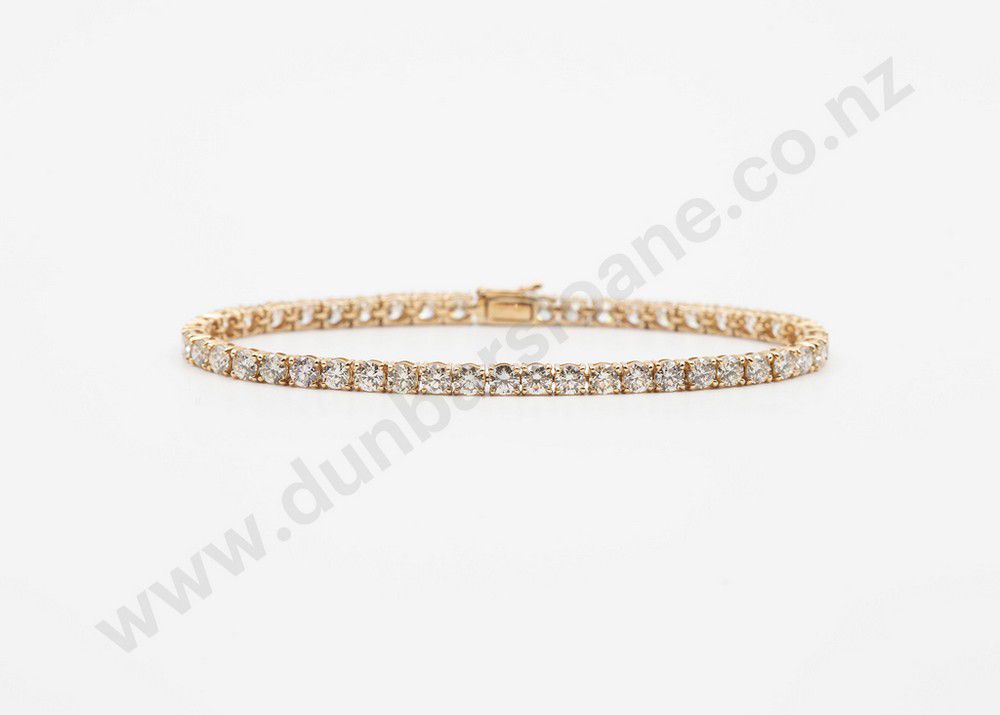14ct Diamond Tennis Bracelet with 47 Stones, 7.05cts TDW Bracelets