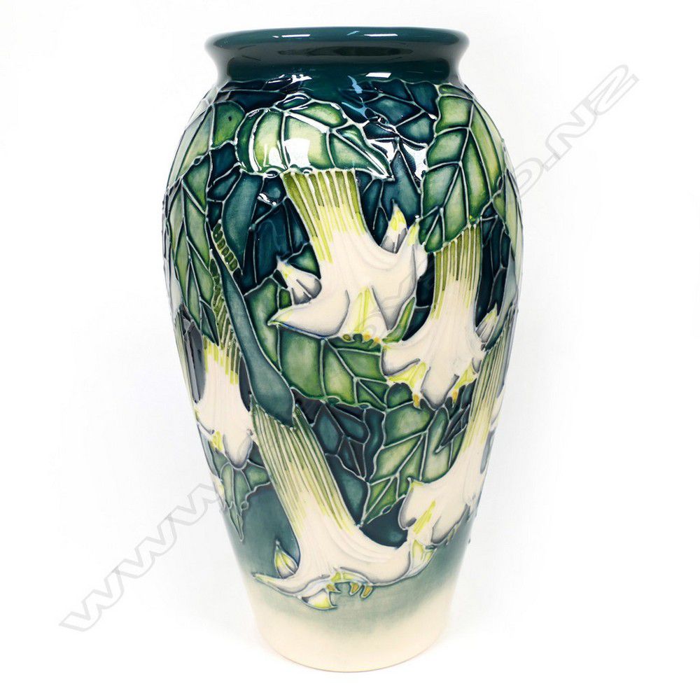 Moorcroft Angels Trumpet Vase Moorcroft Ceramics