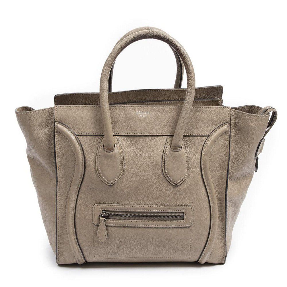 Celine Taupe Mini Luggage Tote Bag (2011) Handbags & Purses Costume