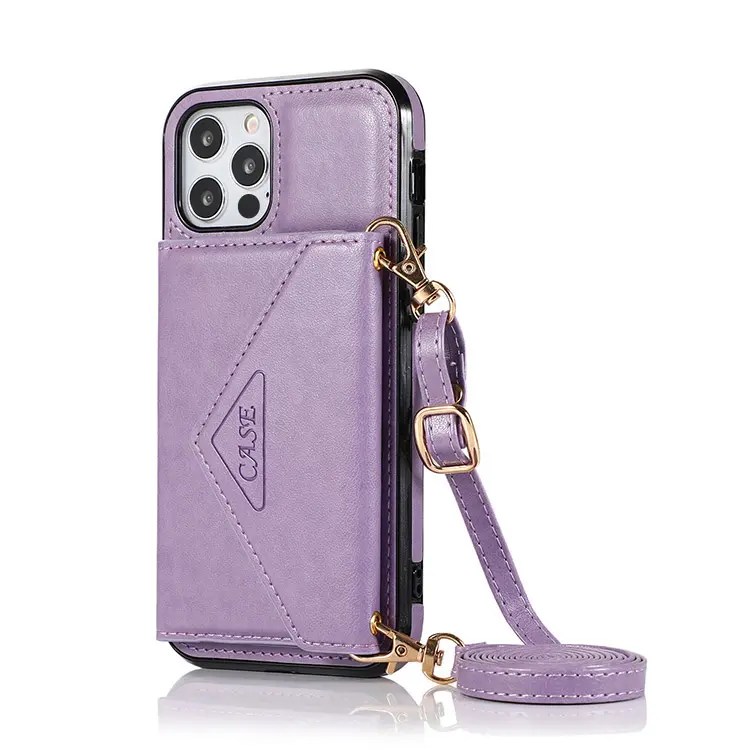 iPhone 13 Pro Case Crossbody Wallet Phone Case Casebus