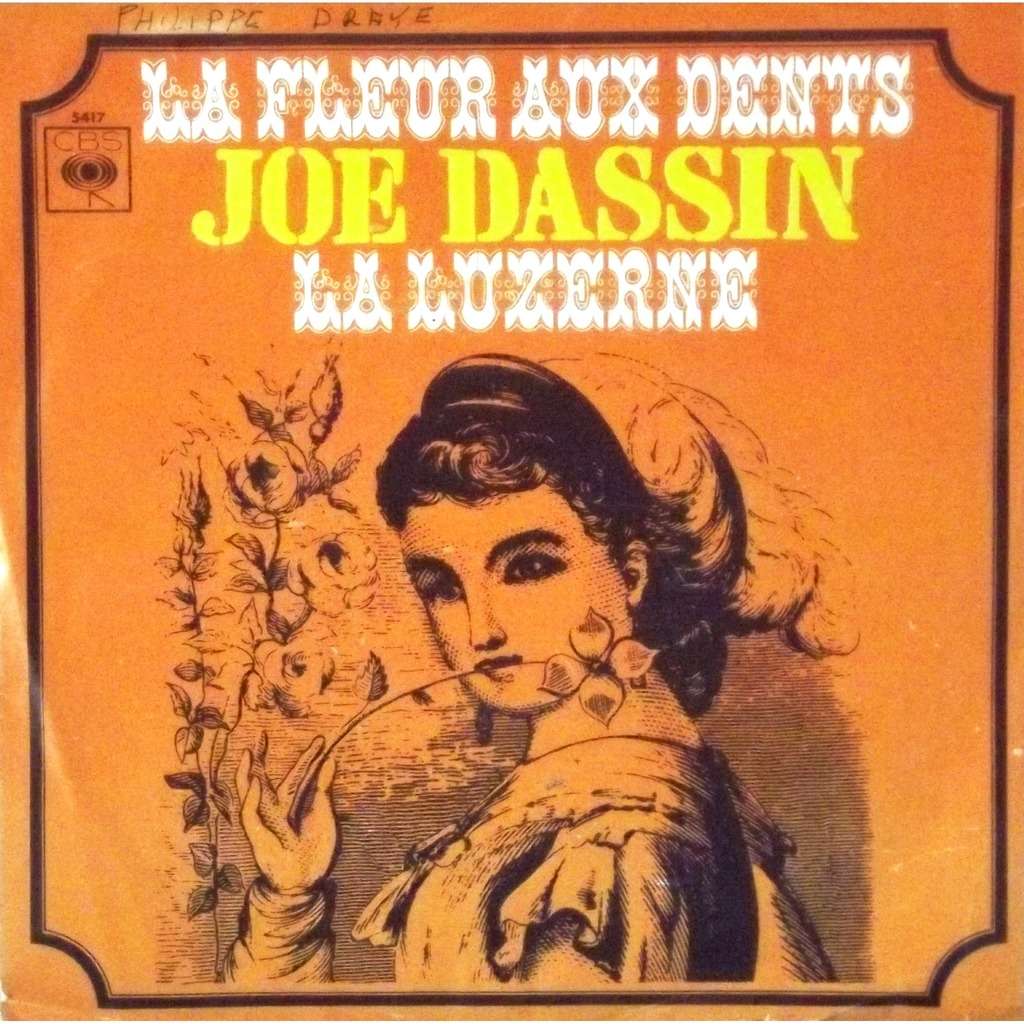 La fleur aux dents / la luzerne de Joe Dassin, SP chez vinyl59 Ref