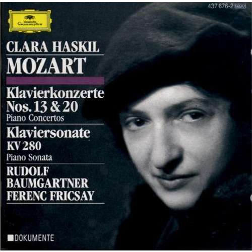 Piano concertos no 13 & 20, sonata k 280 / clara haskil by Mozart