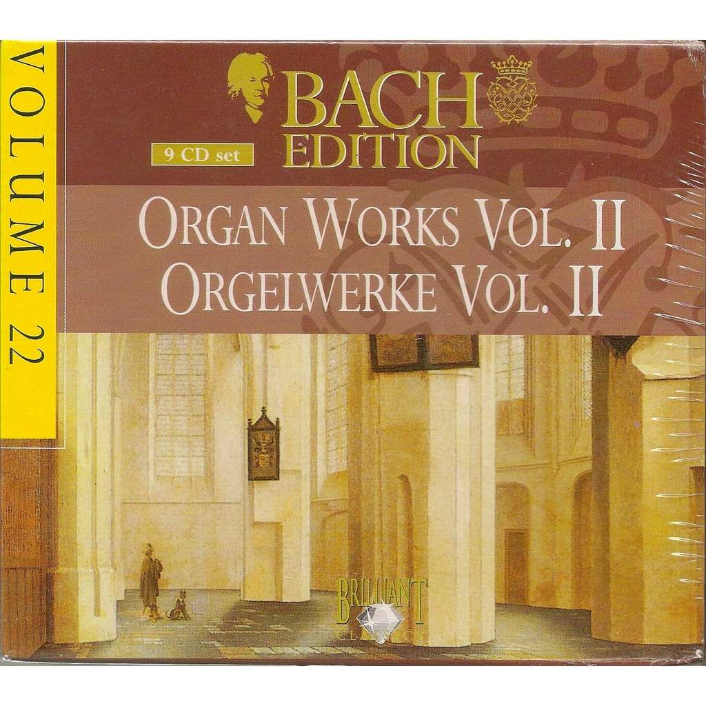 Bach complete organ works vol.2 by Hans Fagius, CD x 9 with pycvinyl