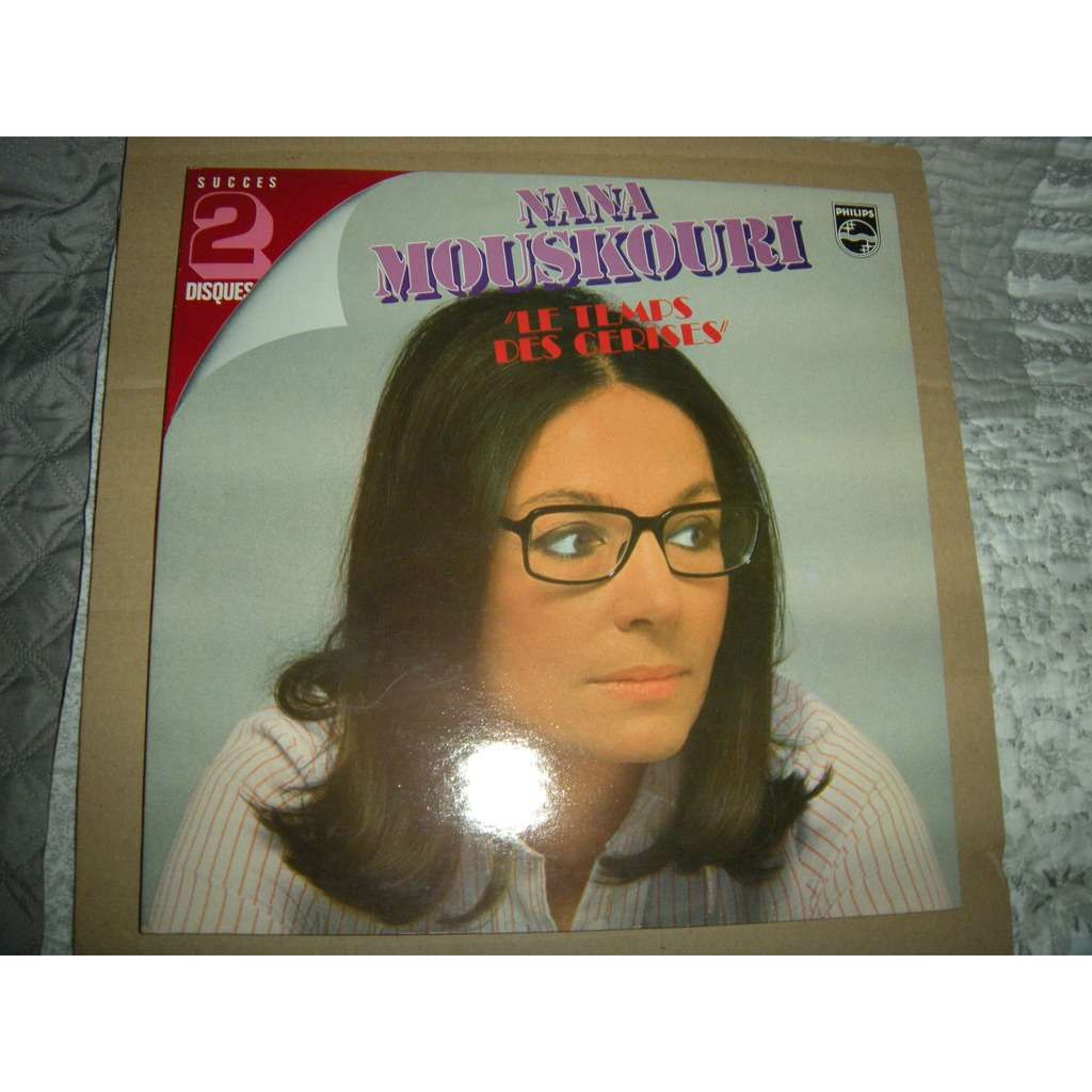 Le temps des cerises ( pochette ouvrante ) de Nana Mouskouri, 33T x 2