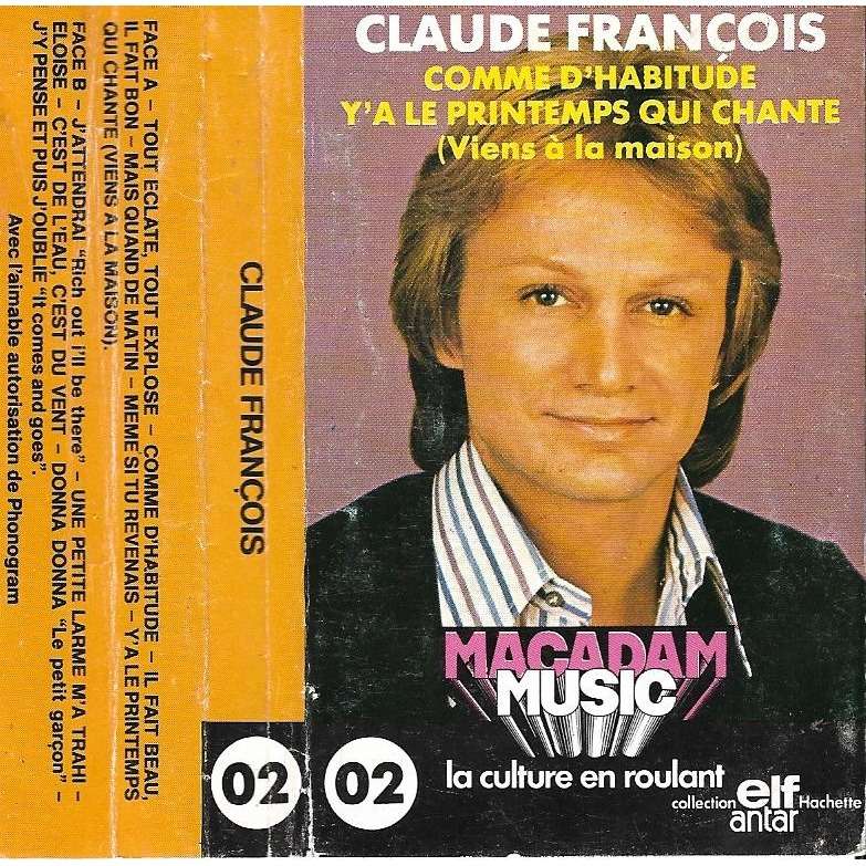 Comme d'habitude de François Claude / Beatles, K7 chez kawa84 Ref