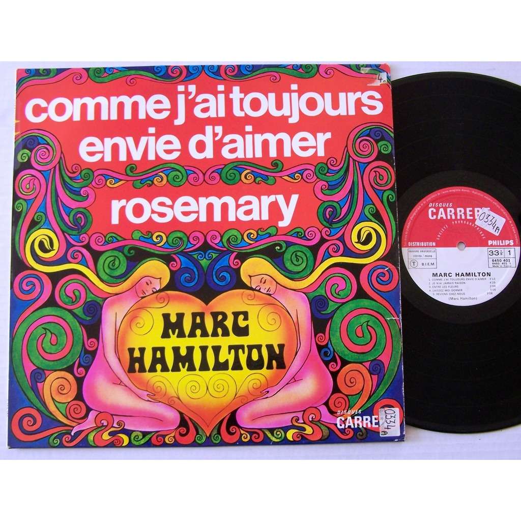 Lp original biem / comme j'ai toujours envie d'aimer / rosemary Marc