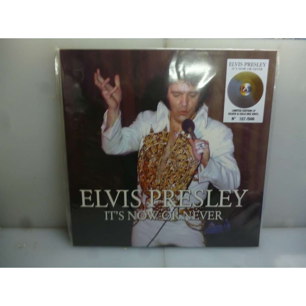 It's now or never. charlotte, nc, usa 1977. eu 2018 ltd to 500 silver & gold mix vinyl lp. by