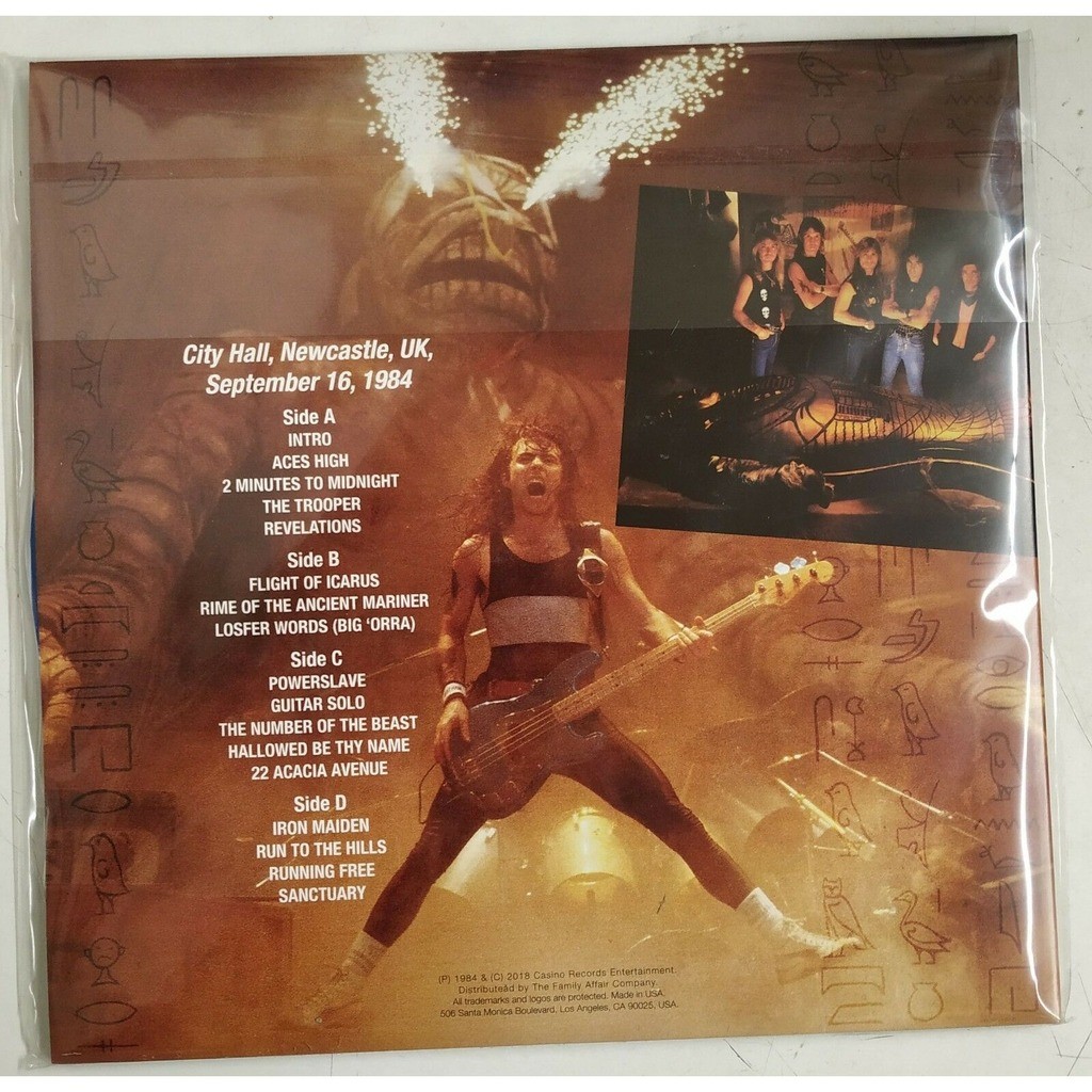 IRON MAIDEN the glamour, the fortune, the pain (2xlp) ltd