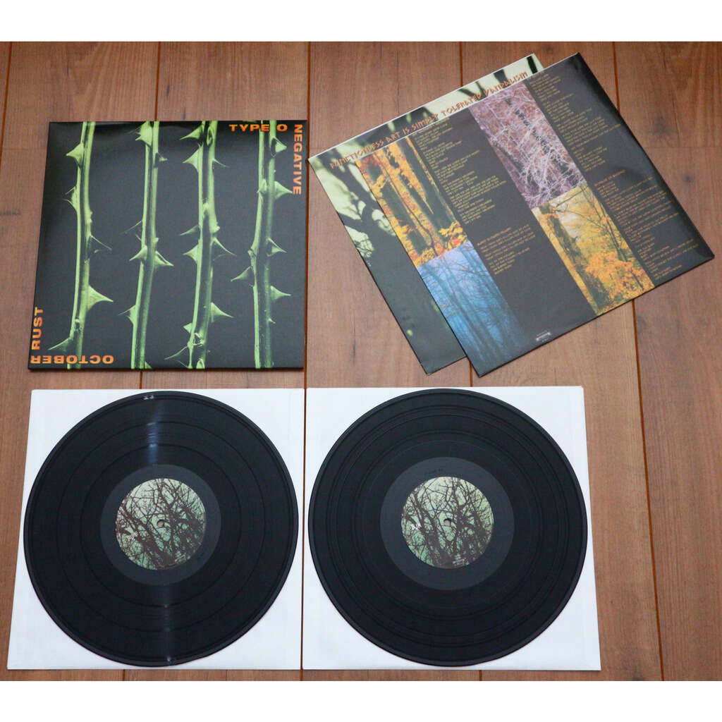 October rust 2lp/ on black vinyl & w. printed inners by Type O Negative