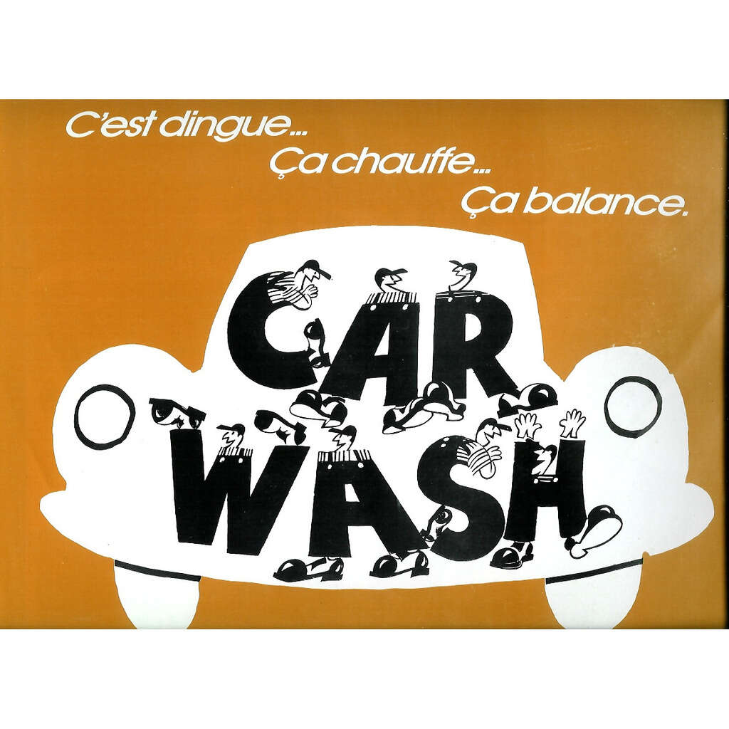 Car wash by Blaxploitation Antonio Fargas Ivan Dixon Richard P, Poster