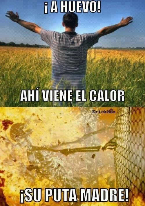 Los memes por 'la calor' Chilango
