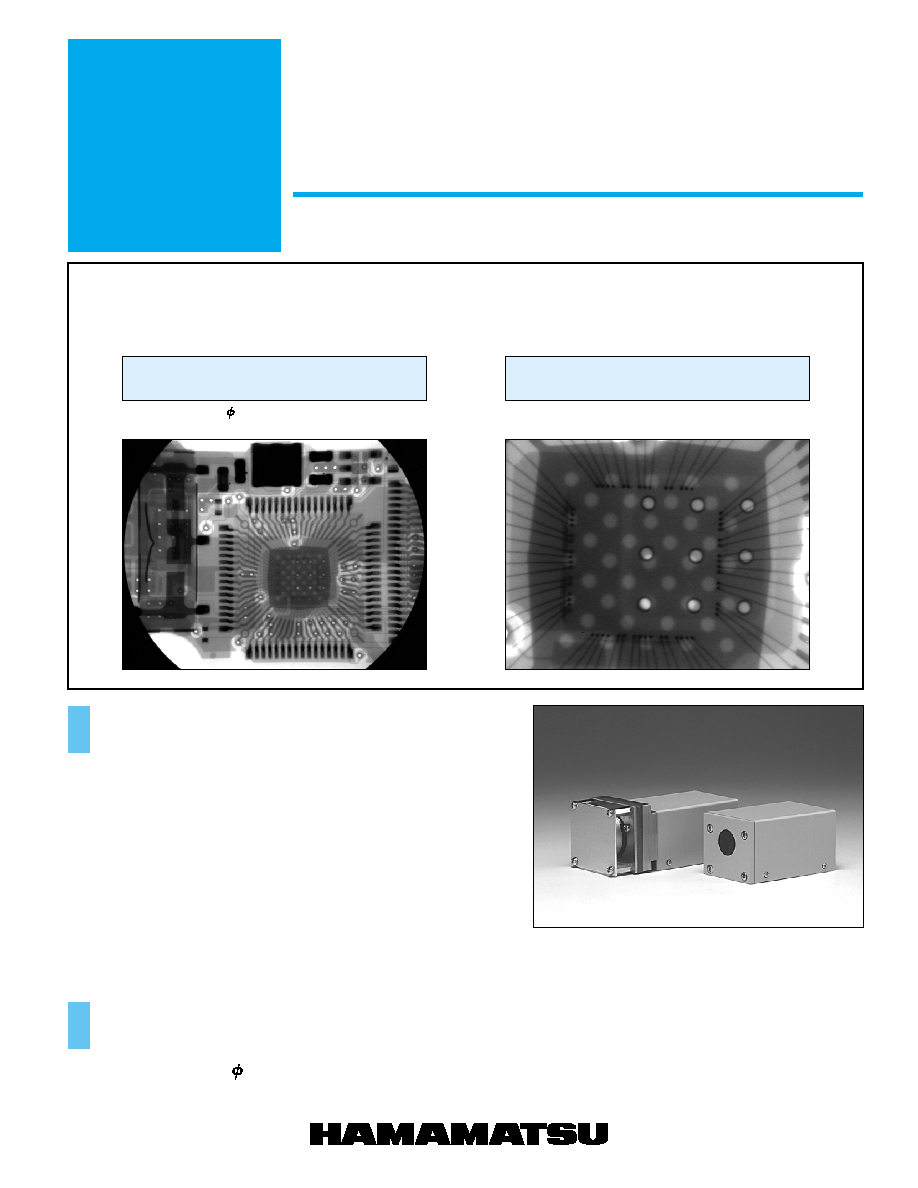H8481 (Hamamatsu) XCUBE COMPACT XRAY CCD CAMERAS HTML.datasheet