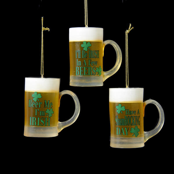 Irish Beer Mug Ornament Item 100239 The Christmas Mouse