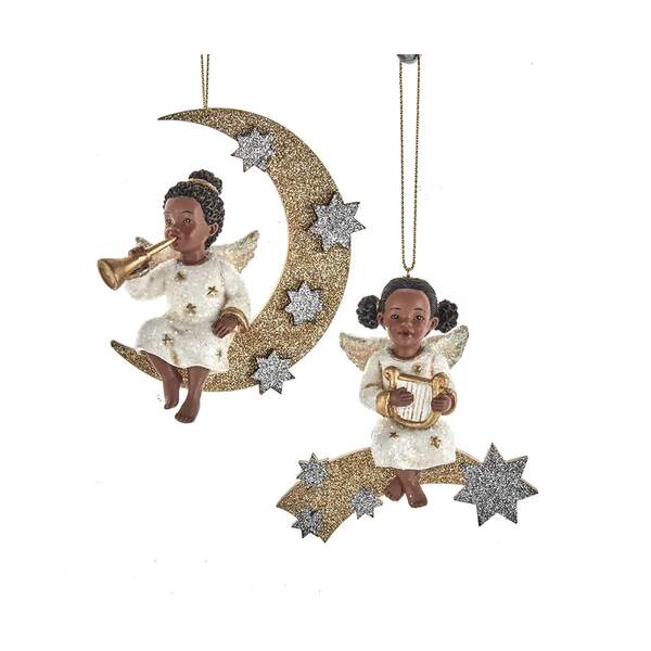 Black Angel Ornament Item 102415 The Christmas Mouse