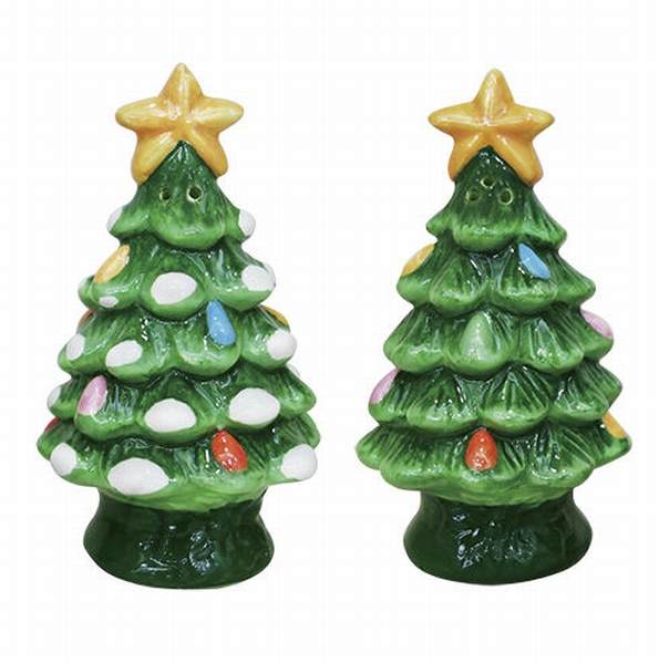 Christmas Tree Salt and Pepper Shaker Set Item 322017 The Christmas