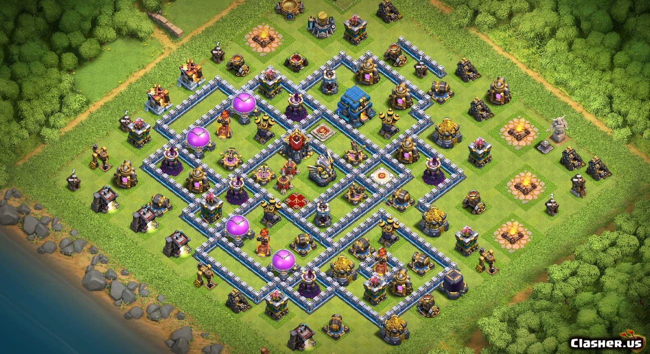 Clash Of Clans Bat Spell Farming