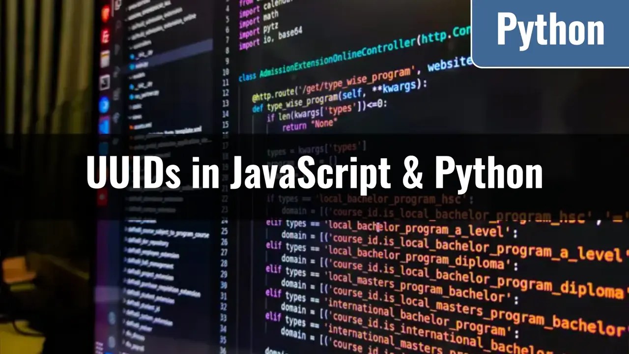[UUID] Generating Identical UUID Values in JavaScript and Python