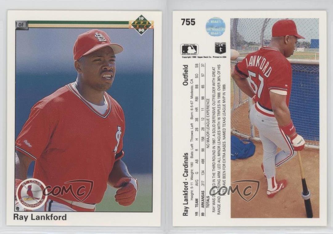 1990 Upper Deck Ray Lankford 755 Rookie eBay