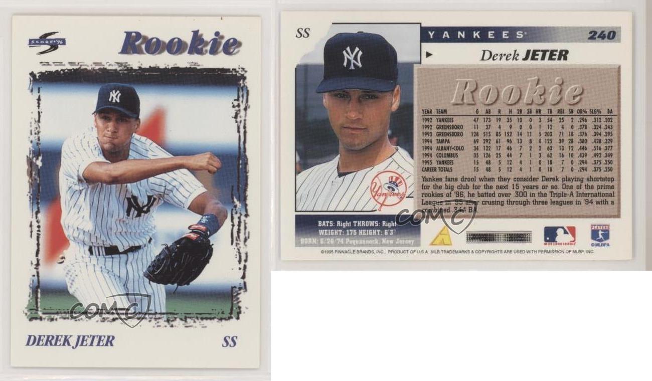 1996 Score Derek Jeter 240 HOF eBay