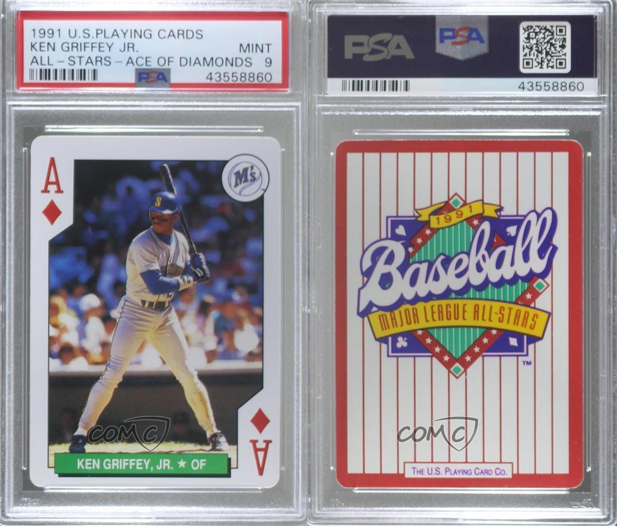 1991 US Playing Cards Major League AllStars Ken Griffey Jr AD PSA 9 HOF eBay