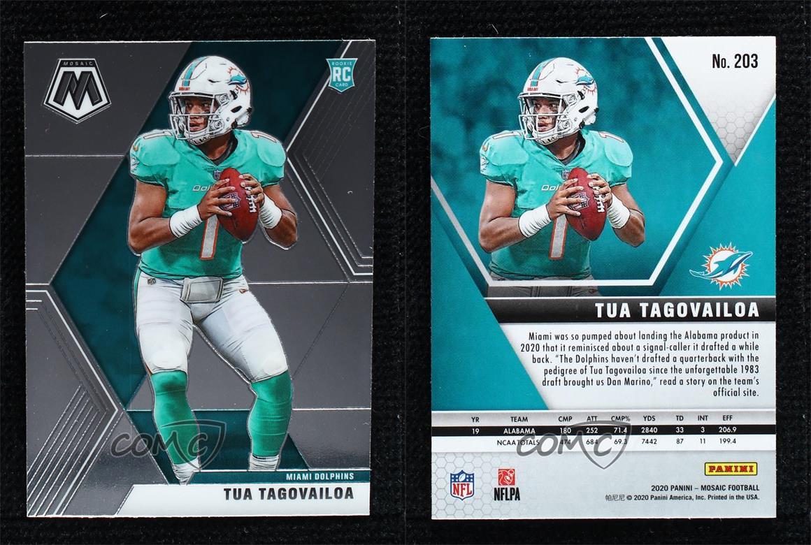 2020 Panini Mosaic Rookies Tua Tagovailoa 203.1 Rookie eBay