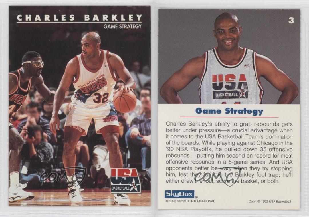 199293 Skybox USA 3 Charles Barkley Team (Olympics) Basketball Card eBay