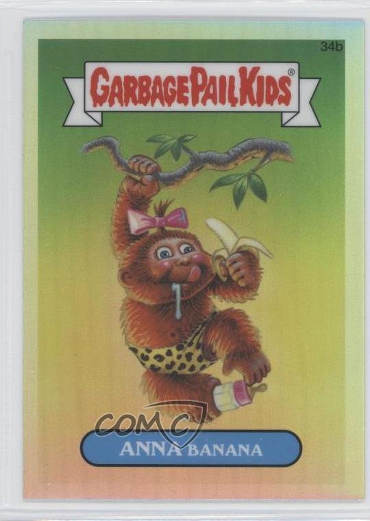 2013 Topps Garbage Pail Kids Chrome Refractor 34b Anna Banana Card 2w0 eBay