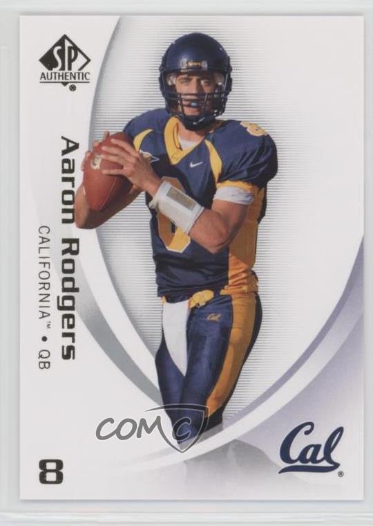 2010 SP Authentic 2 Aaron Rodgers California Golden Bears Football Card eBay