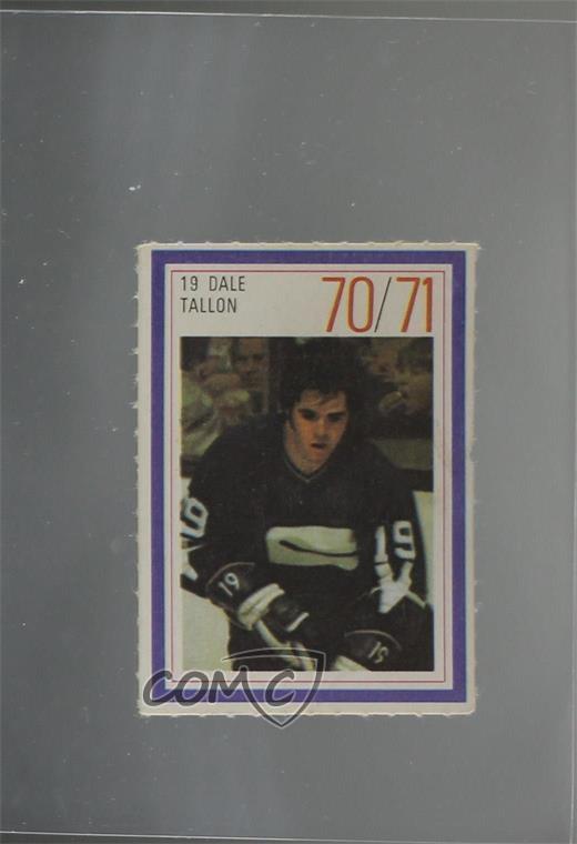 197071 Esso Power Players Dale Tallon Vancouver Canucks Rookie Hockey Card eBay