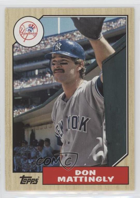 2017 Topps 1987 Design 8767 Don Mattingly New York Yankees Baseball Card eBay