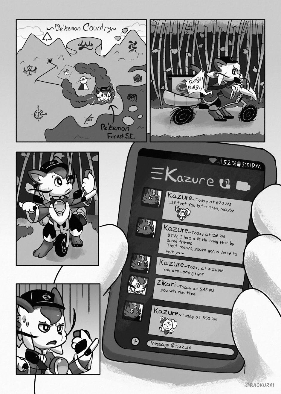 ZMD Ch2 Pg4 Zorua Mystery Dungeon Comic Fury Comic Fury