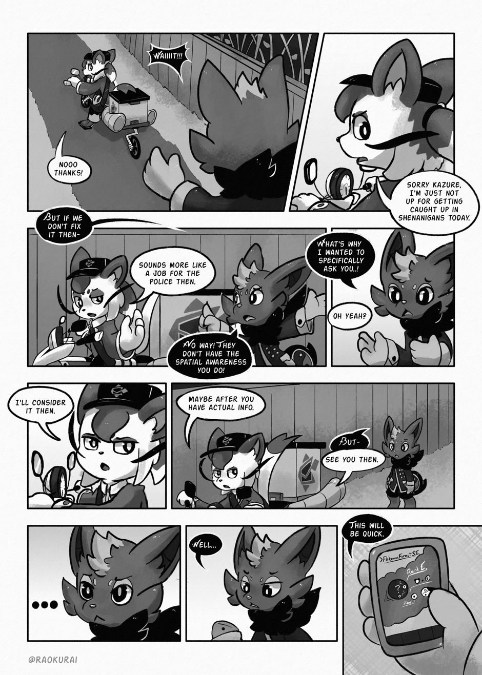 ZMD Ch2 Pg10 Zorua Mystery Dungeon Comic Fury Comic Fury