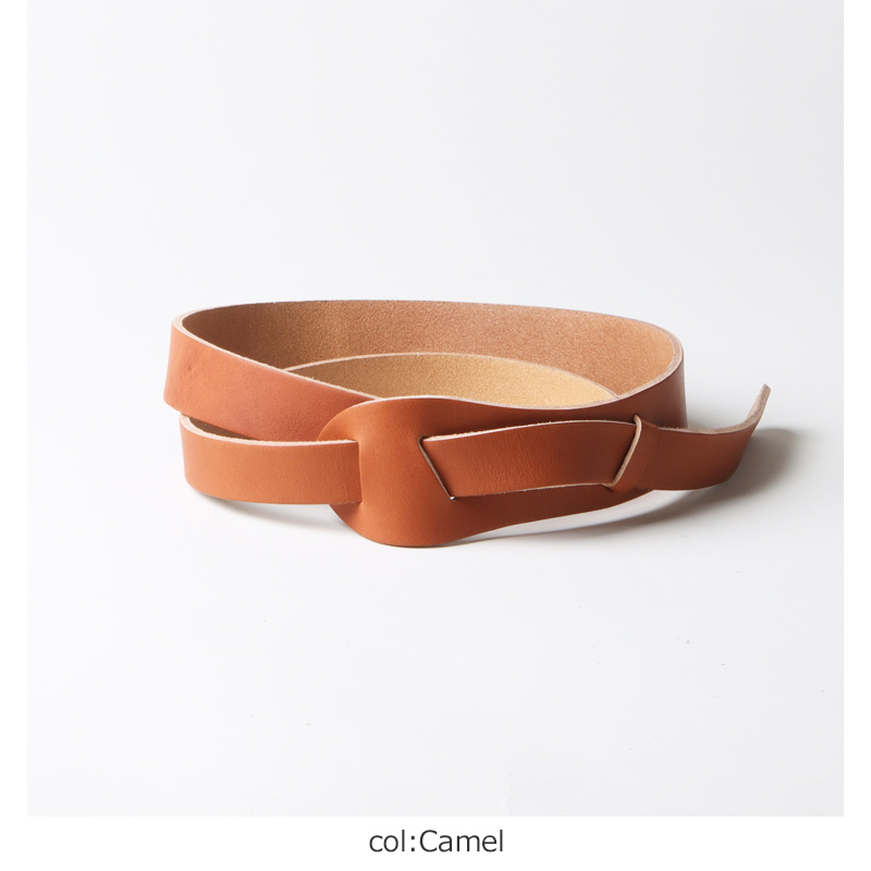 roundabout (ラウンダバウト) Leather Buckleless Belt / レザーバックルレスベルト