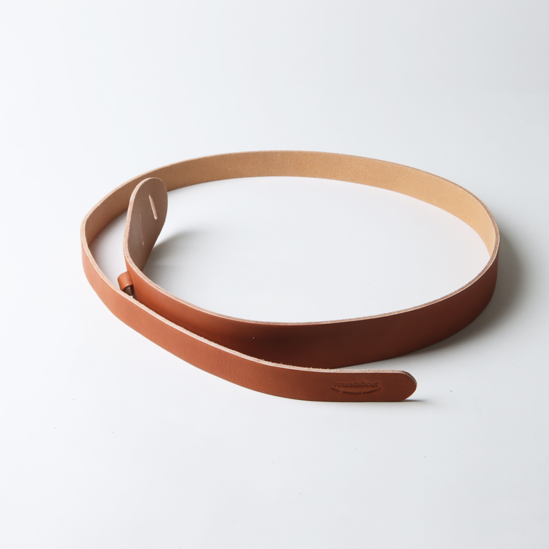 roundabout (ラウンダバウト) Leather Buckleless Belt / レザーバックルレスベルト