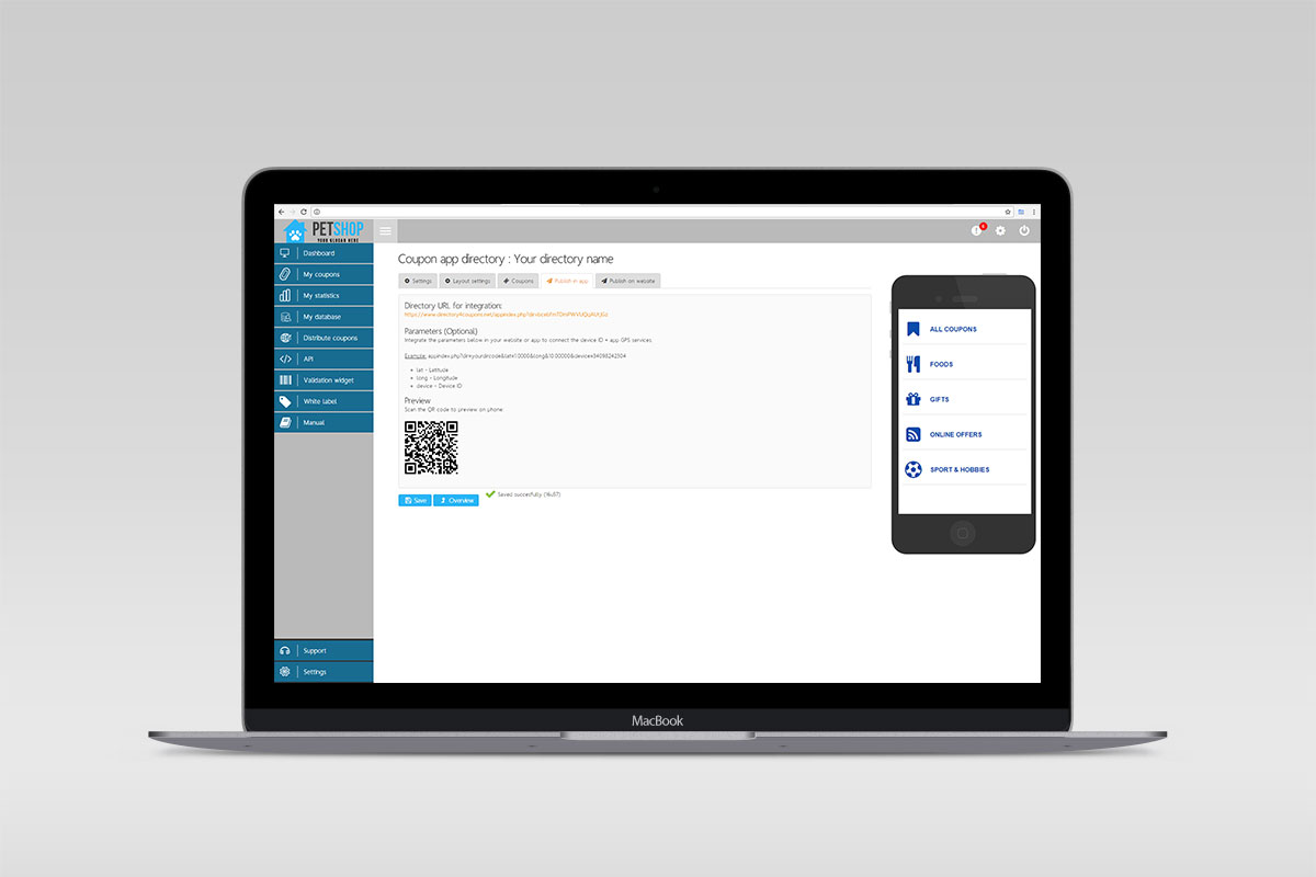 Bizness Apps Integration Coupontools use case