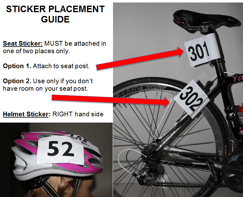 Helmet Sticker Placement For Triathlons Extreme Sports News