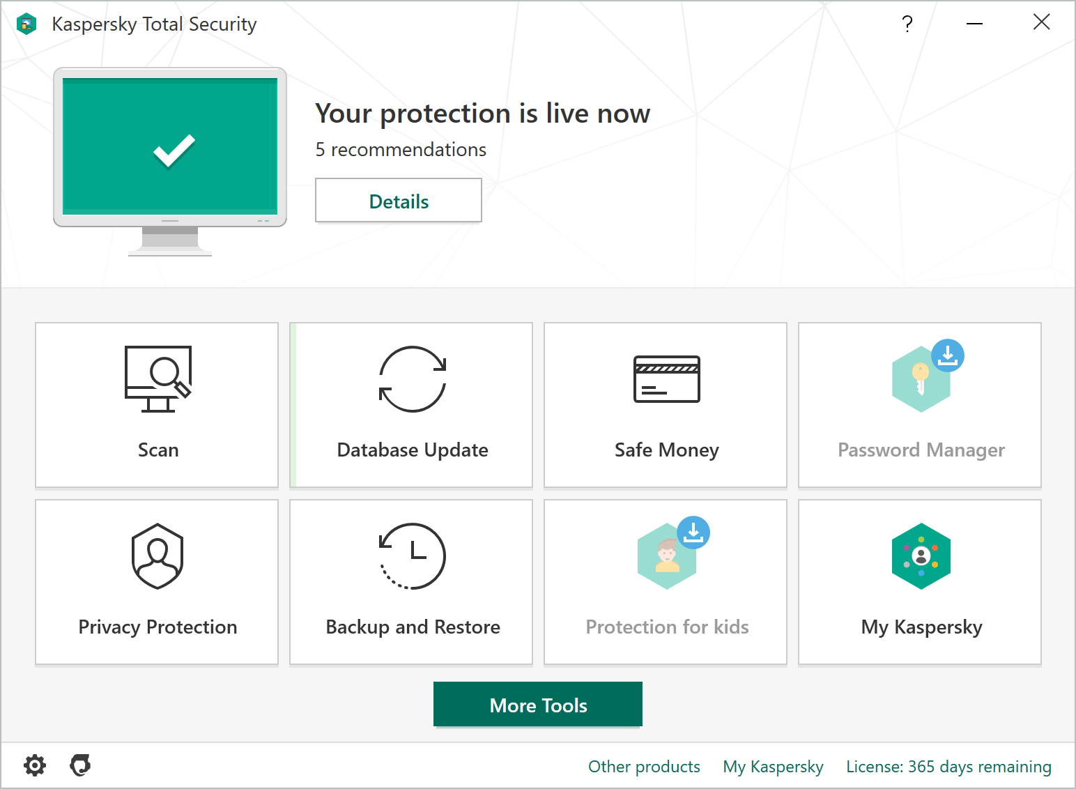Kaspersky Total Security 2021 v21.3.10.391 free download Software