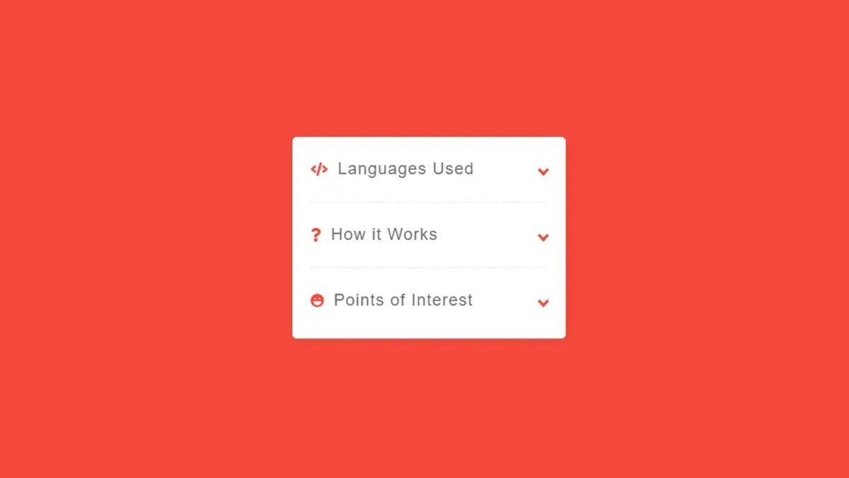 CSS Accordions Accordion Menu With Html & Css Only example CSS Mix