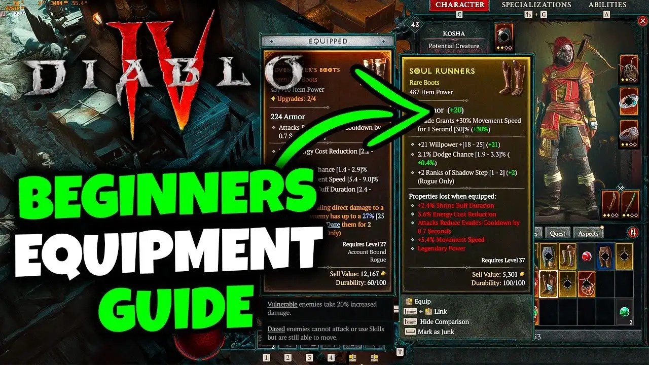 A Comprehensive Guide To Gear Progression In Diablo 4! Levels 1 To 100